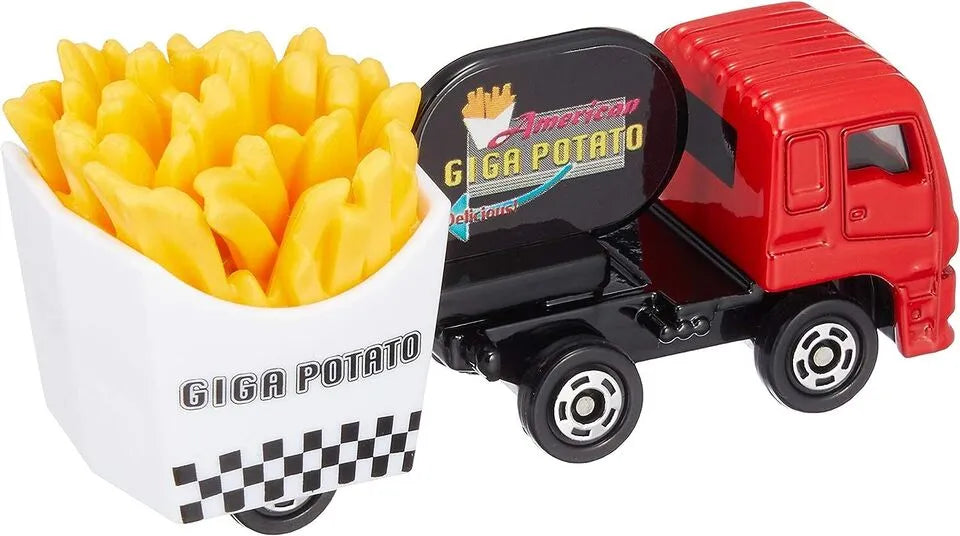 Tomica - Tomy - Takara Tomy Isuzu Giga Fried Potato Car Red, White 55