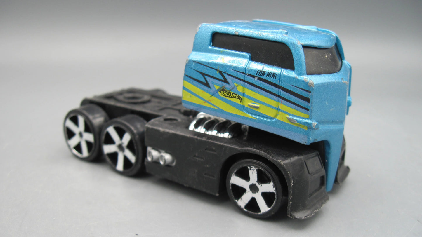 Hot Wheels Semi-Truck Blue