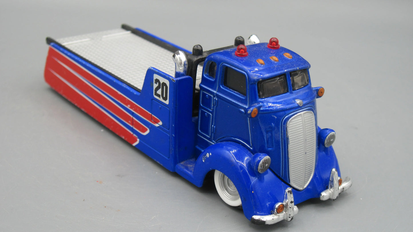 Maisto COE Flatbed Truck Blue