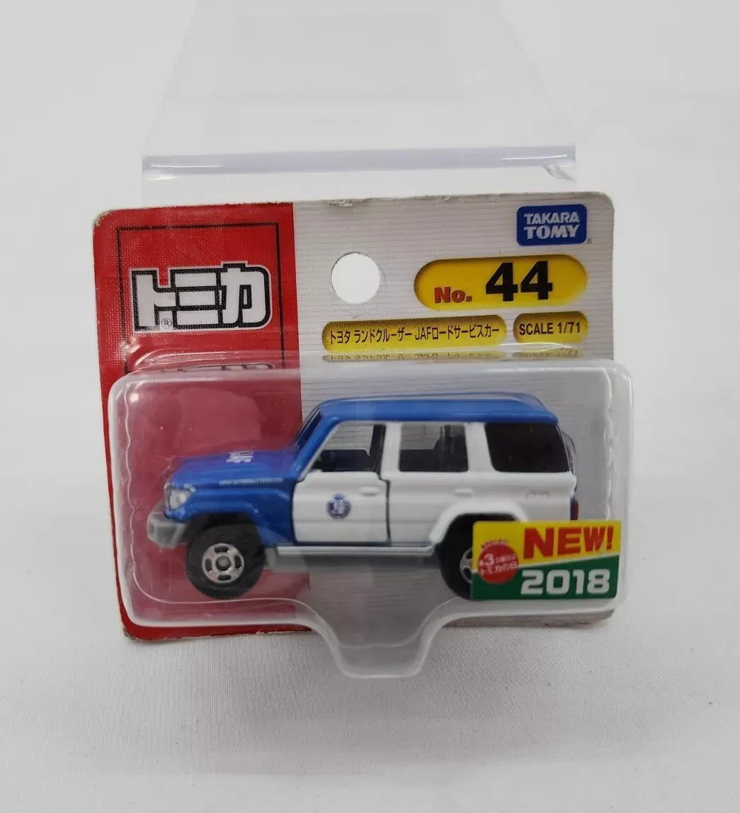 Tomy Takara Toyota Land Cruiser 70 JAF Road Service White,Blue 44