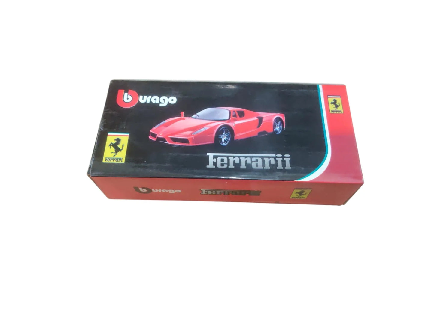 Bburago Ferrari Empty Box with clear window - Original Black, Red Ferraris