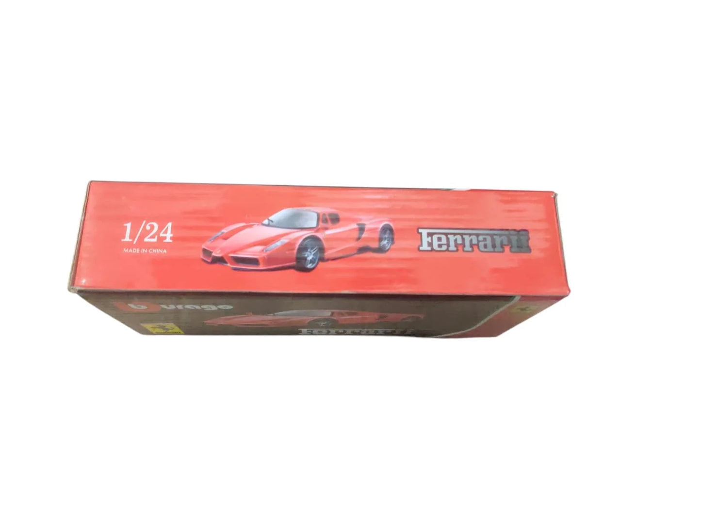 Bburago Ferrari Empty Box with clear window - Original Black, Red Ferraris