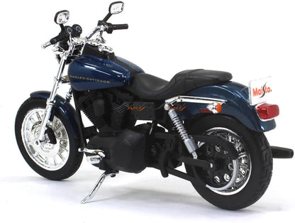 Maisto   Harley-Davidson DYNA SUPER GLIDE SPORT 2004 Black & Blue H-D Custom