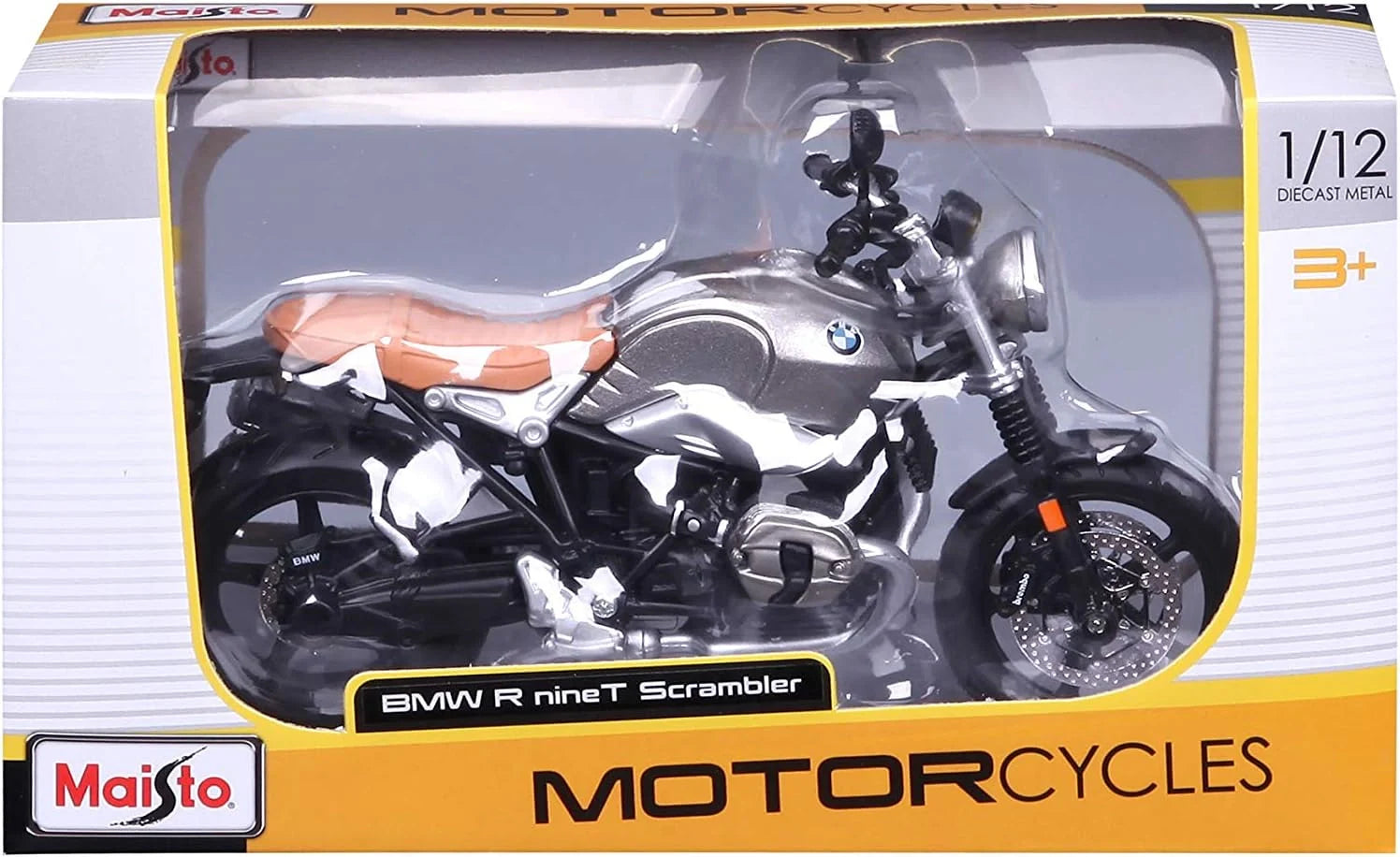 Maisto   BMW R nine T Scrambler  Silver