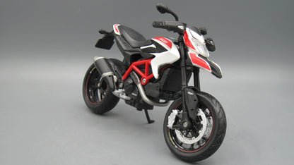 Maisto   Ducati hypermotard  White + Black
