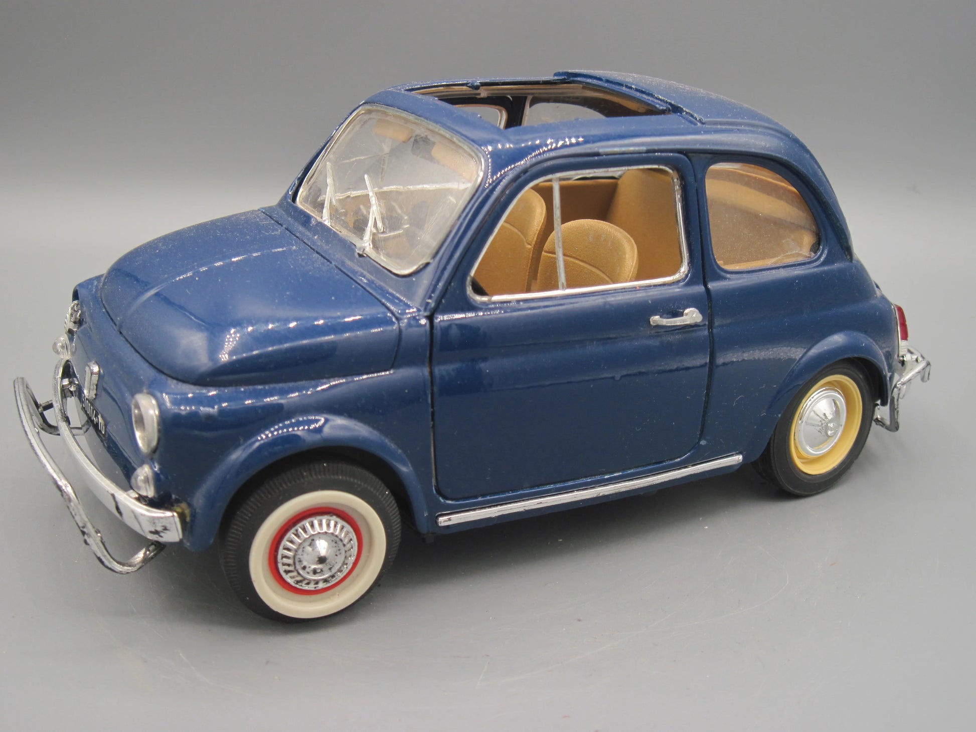 Bburago   Fiat 500  Blue