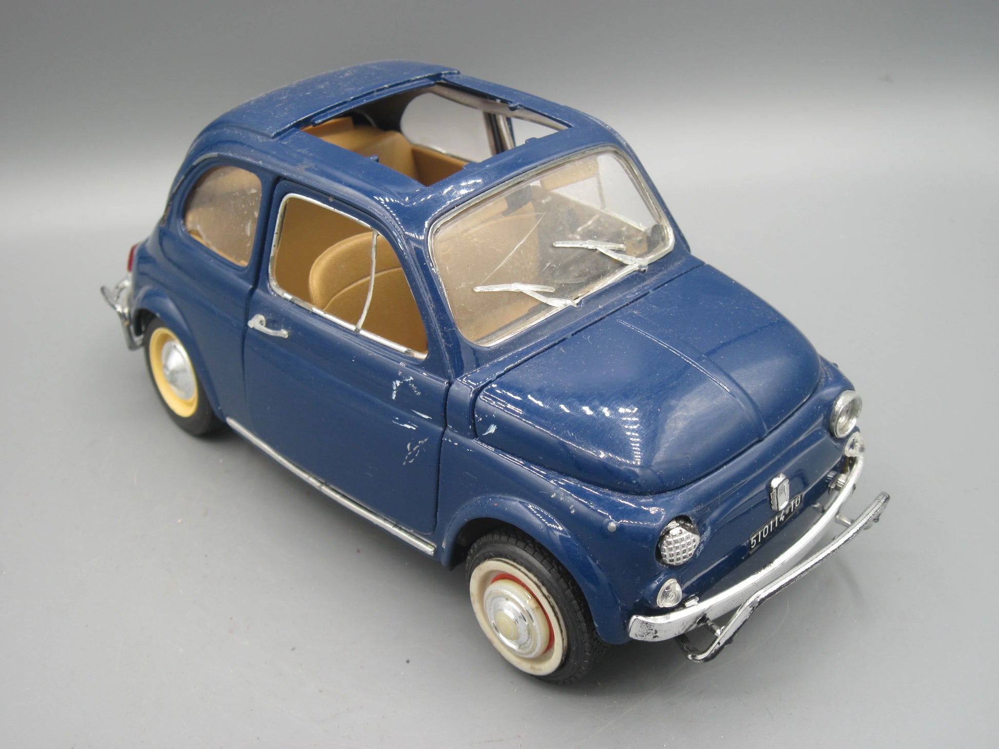 Bburago   Fiat 500  Blue