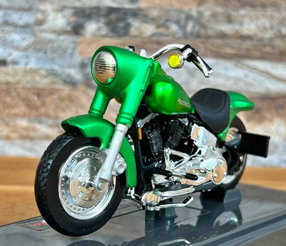 Maisto   Harley-Davidson FLSTF Street Stalker 2000 Green H-D Custom