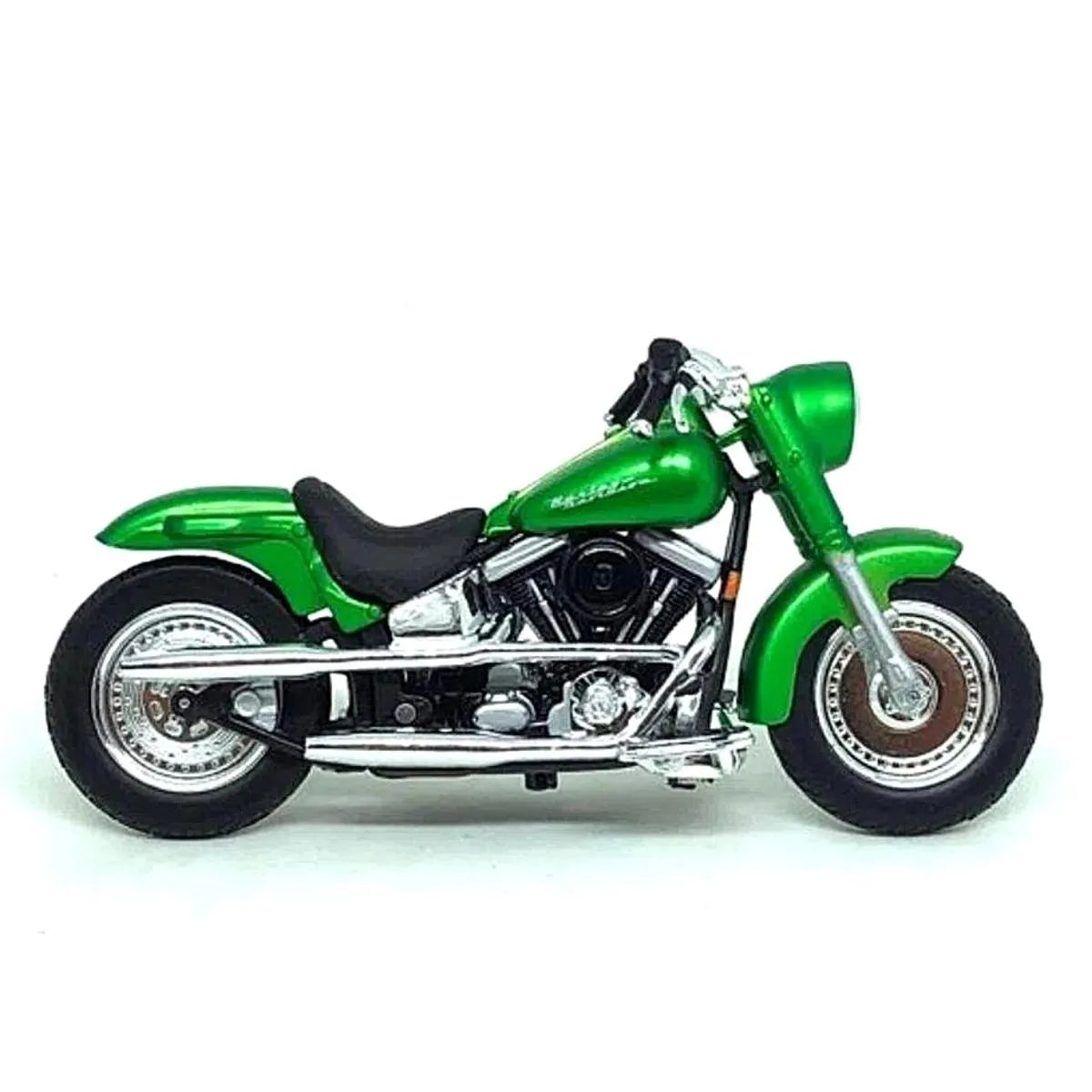 Maisto   Harley-Davidson FLSTF Street Stalker 2000 Green H-D Custom