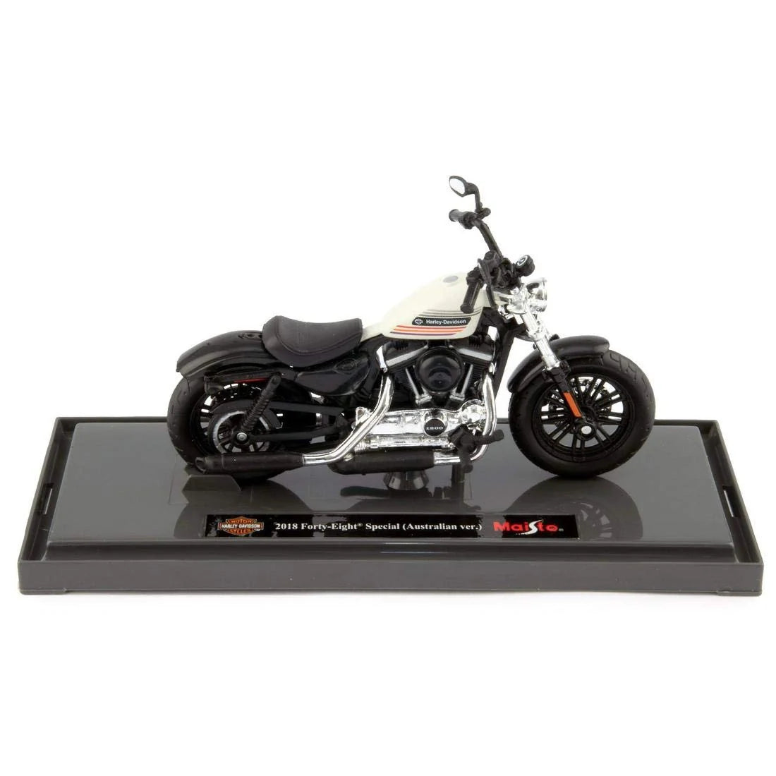 Maisto   Harley-Davidson Forty-Eight Special (Australian ver.) 2018 White & Black