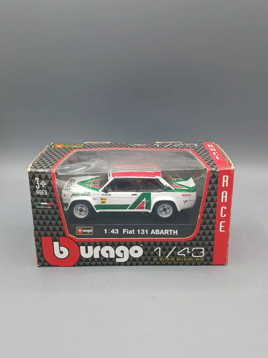 Bburago   Fiat Abarth 131  White Race