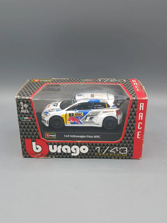 Bburago   Volkswagen Polo WRC  White Race