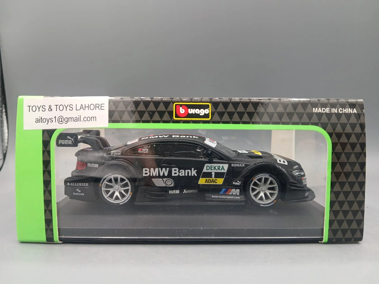 Bburago   BMW M3  Black #1 Bruno Spengler