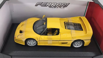 Bburago  Race & Play Ferrari F-50  Yellow