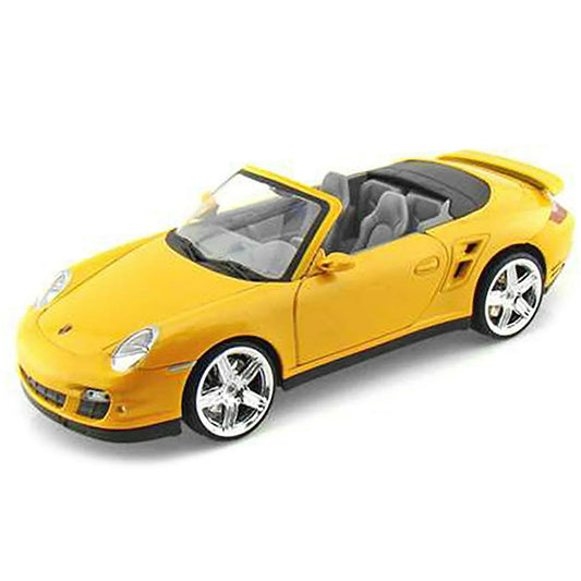 Motor Max   Porsche 911 Turbo Cabriolet  Yellow