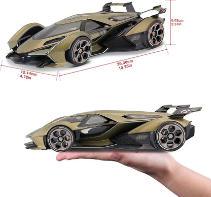 Maisto   Lamborghini V12 Vision Gran Turismo  Olive Green & Black