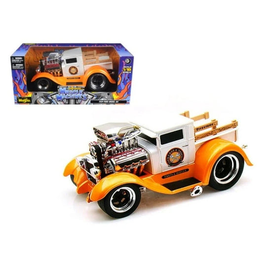 Maisto  Muscle Machine Ford Model AA 1929 White & Orange
