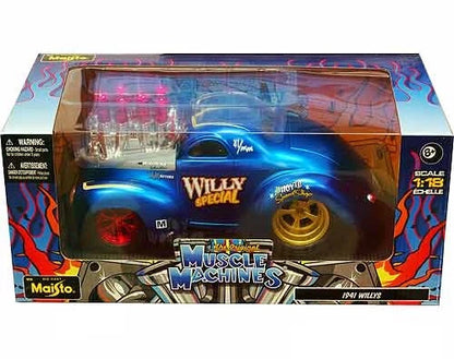 Maisto  Muscle Machine Ford Willys  1941 Blue