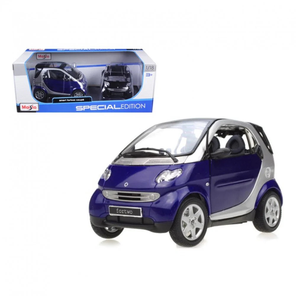 Maisto  Special Edition Smart Fortwo Coupe   Black, Silver