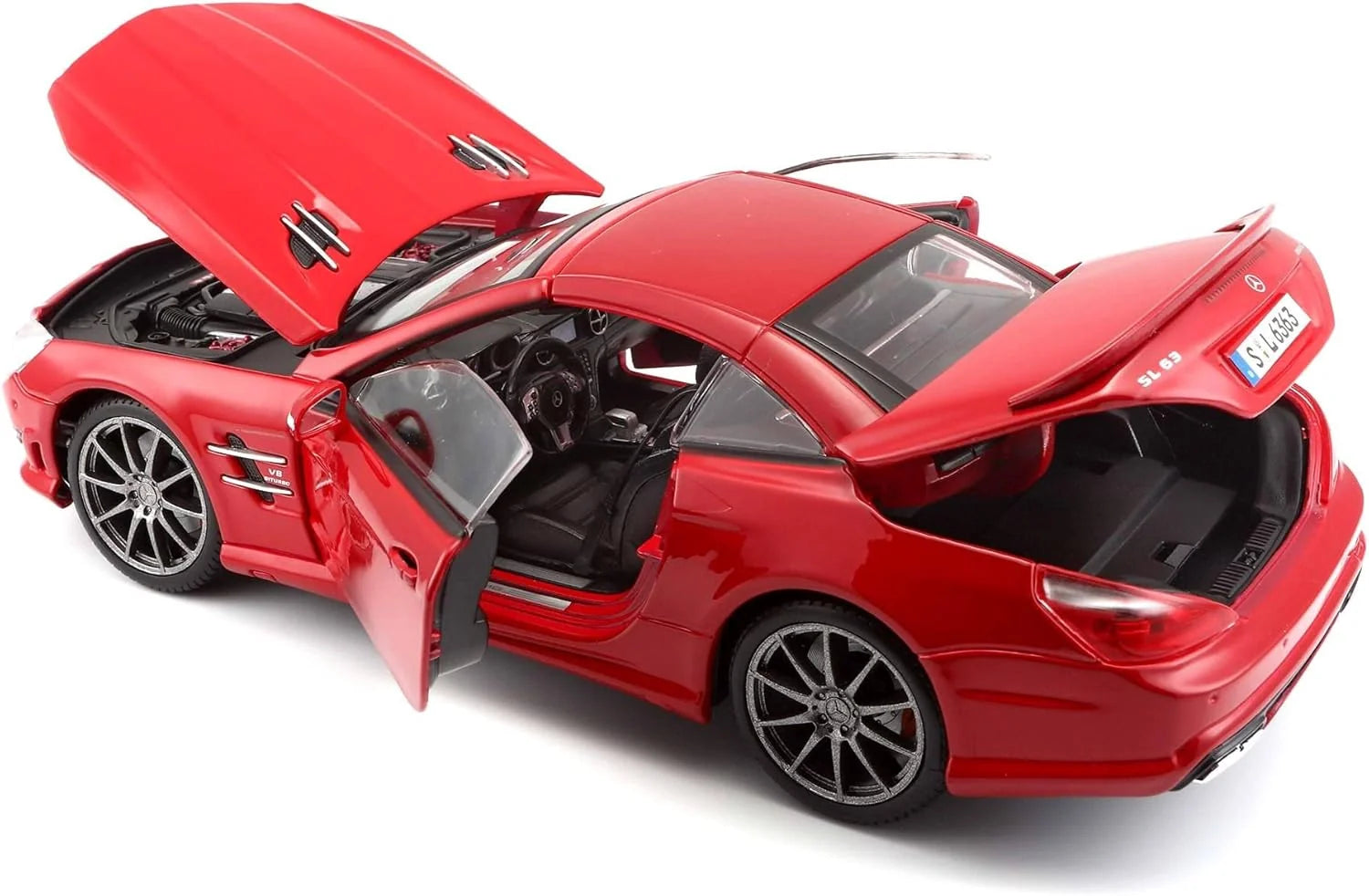 Maisto  Premiere Edition Mercedes-Benz SL 63 AMG Hard Top  Red