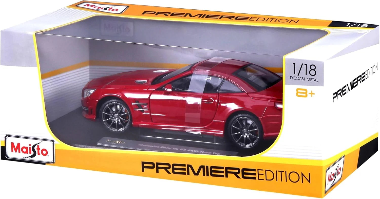 Maisto  Premiere Edition Mercedes-Benz SL 63 AMG Hard Top  Red