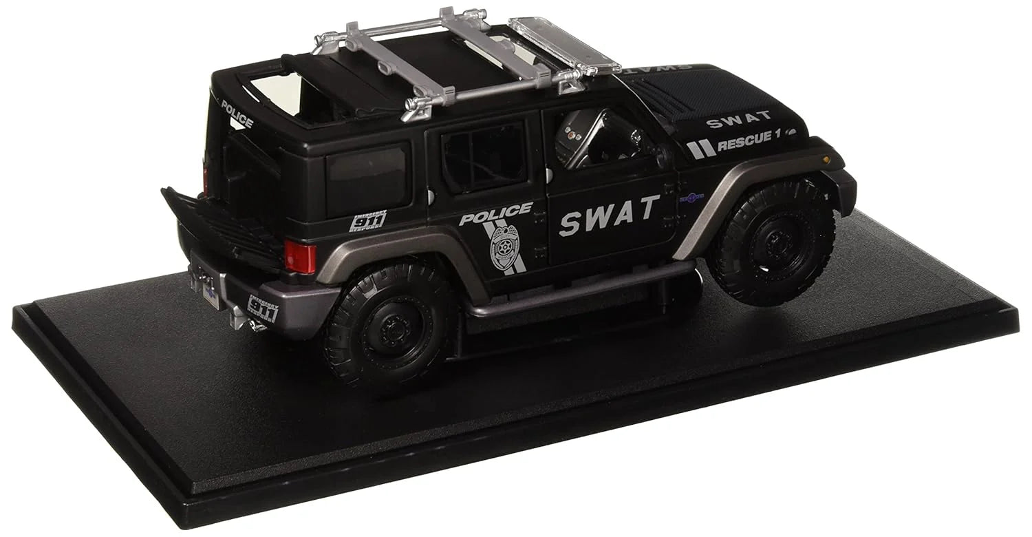 Maisto  Premiere Edition Jeep Rescue Concept  Black Swat Team