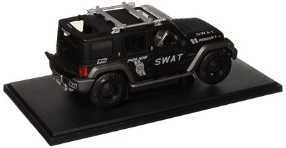 Maisto  Premiere Edition Jeep Rescue Concept  Black Swat Team