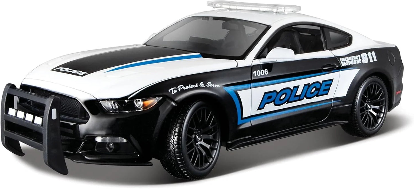 Maisto  Premiere Edition Ford  Mustang GT  White And Black Police Edition