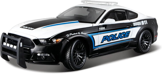 Maisto  Premiere Edition Ford  Mustang GT  White And Black Police Edition