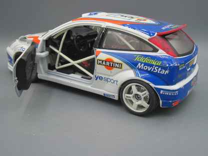 Bburago   Ford  Focus Sports Car  White & Blue