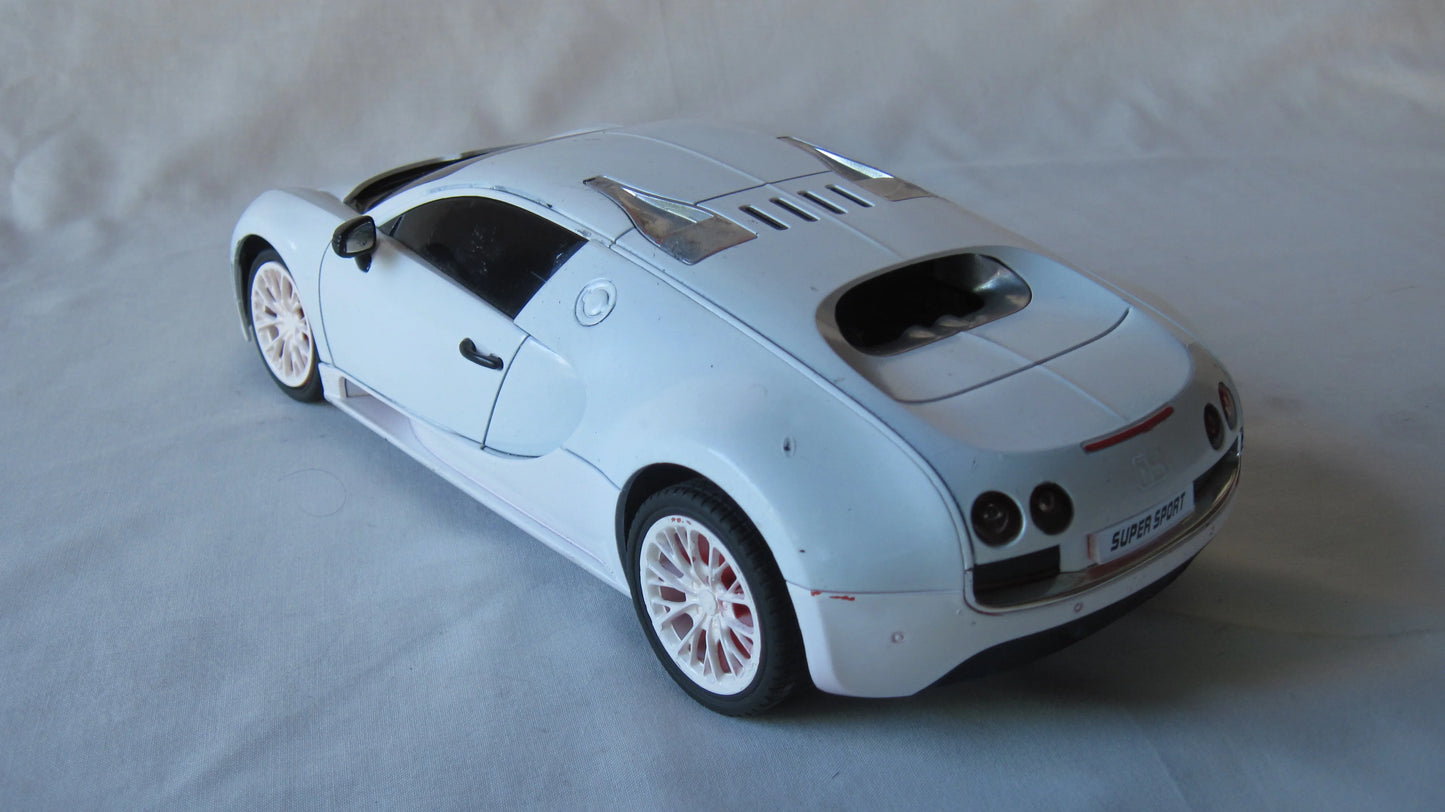 China   Bugatti RC Toy car  White