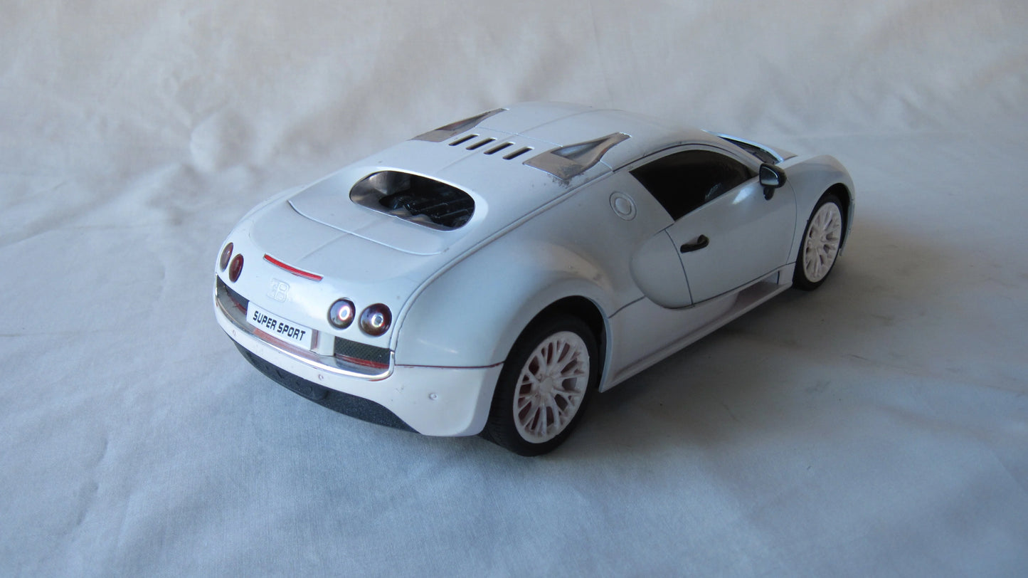 China   Bugatti RC Toy car  White