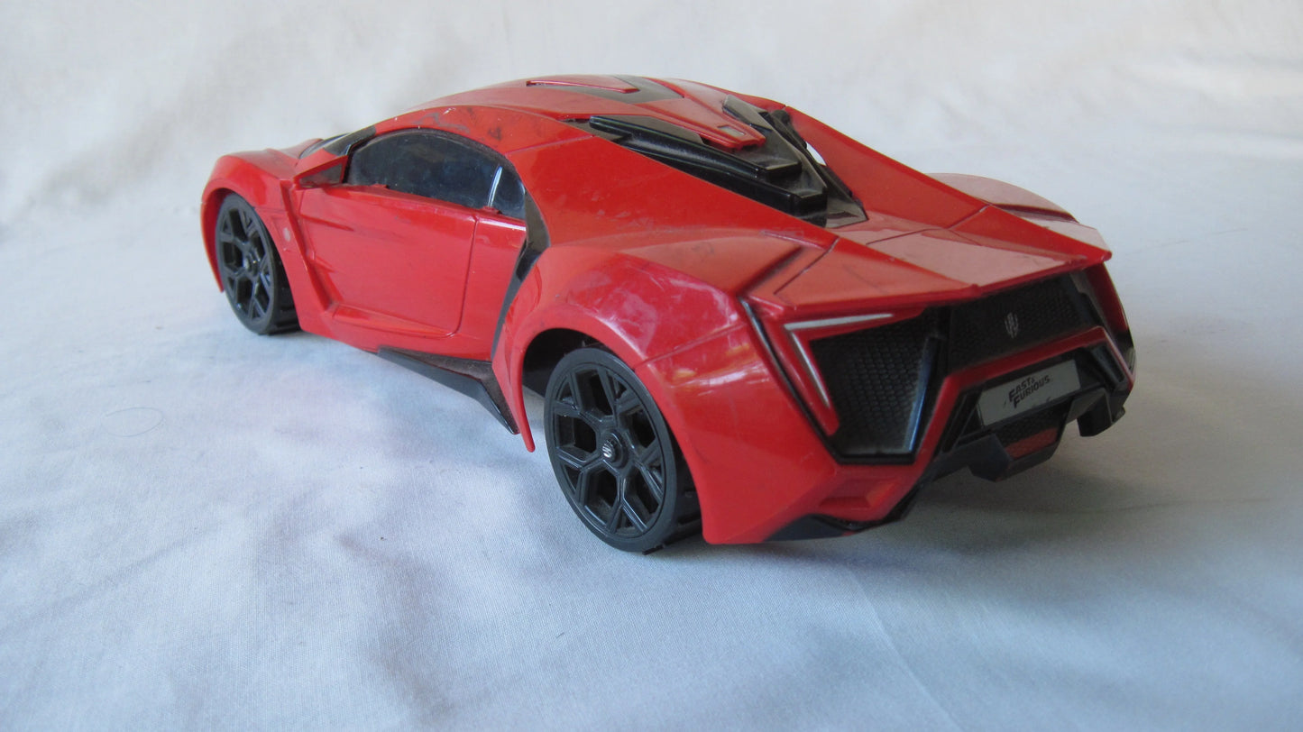 Jada   W Motors Lykan Hypersport RC  Red Fast & Furious