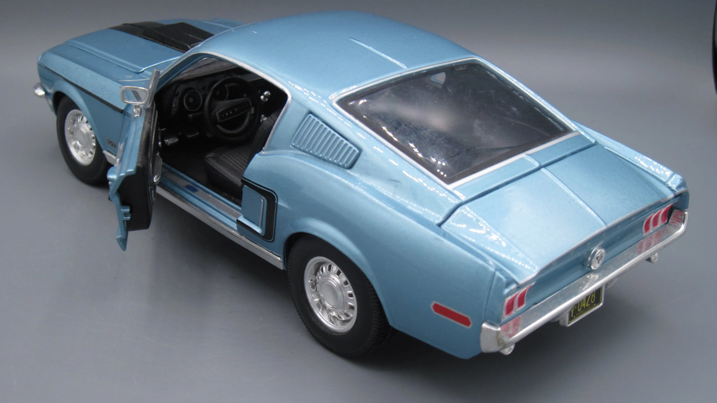 Maisto   Ford Mustang GT 1968 Blue
