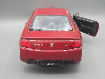 Welly   Peugeot Coupe 407  Maroon