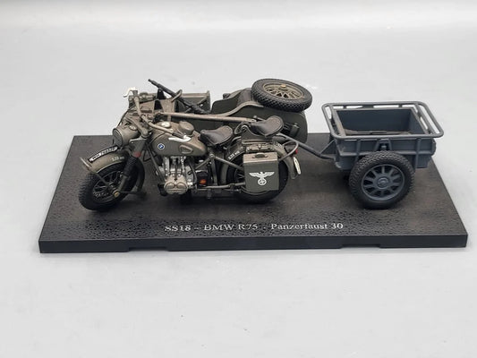 Atlas   BMW R75 side car + trailer + Panzerfaust  Black