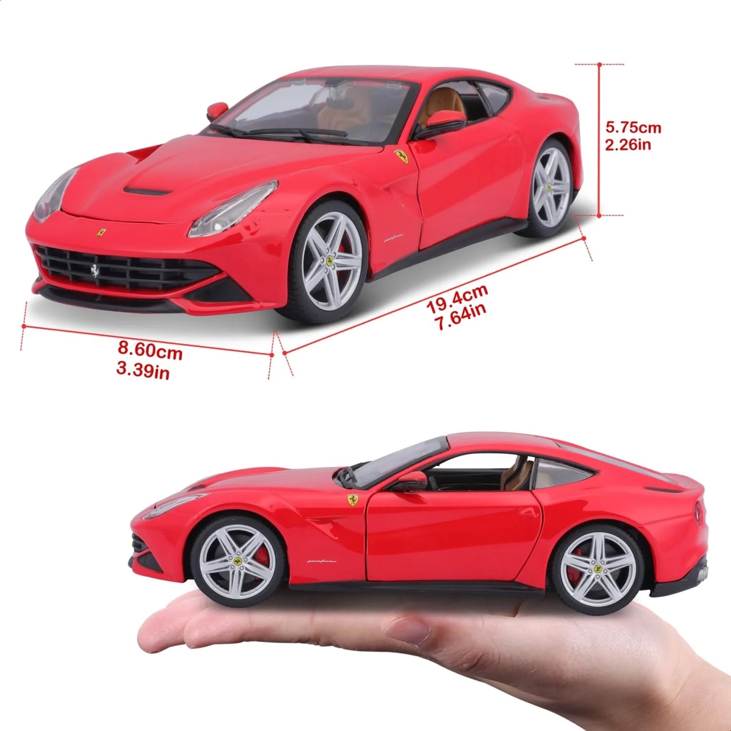 Bburago  Race & Play Ferrari F12 berlinetta  Red