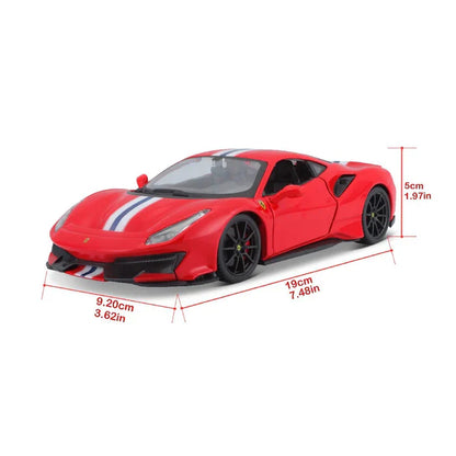 Bburago  Race & Play Ferrari 488 Pista  Red