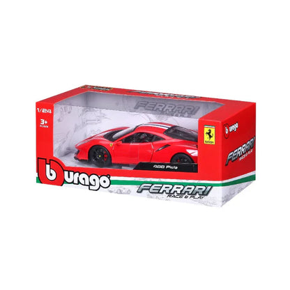 Bburago  Race & Play Ferrari 488 Pista  Red