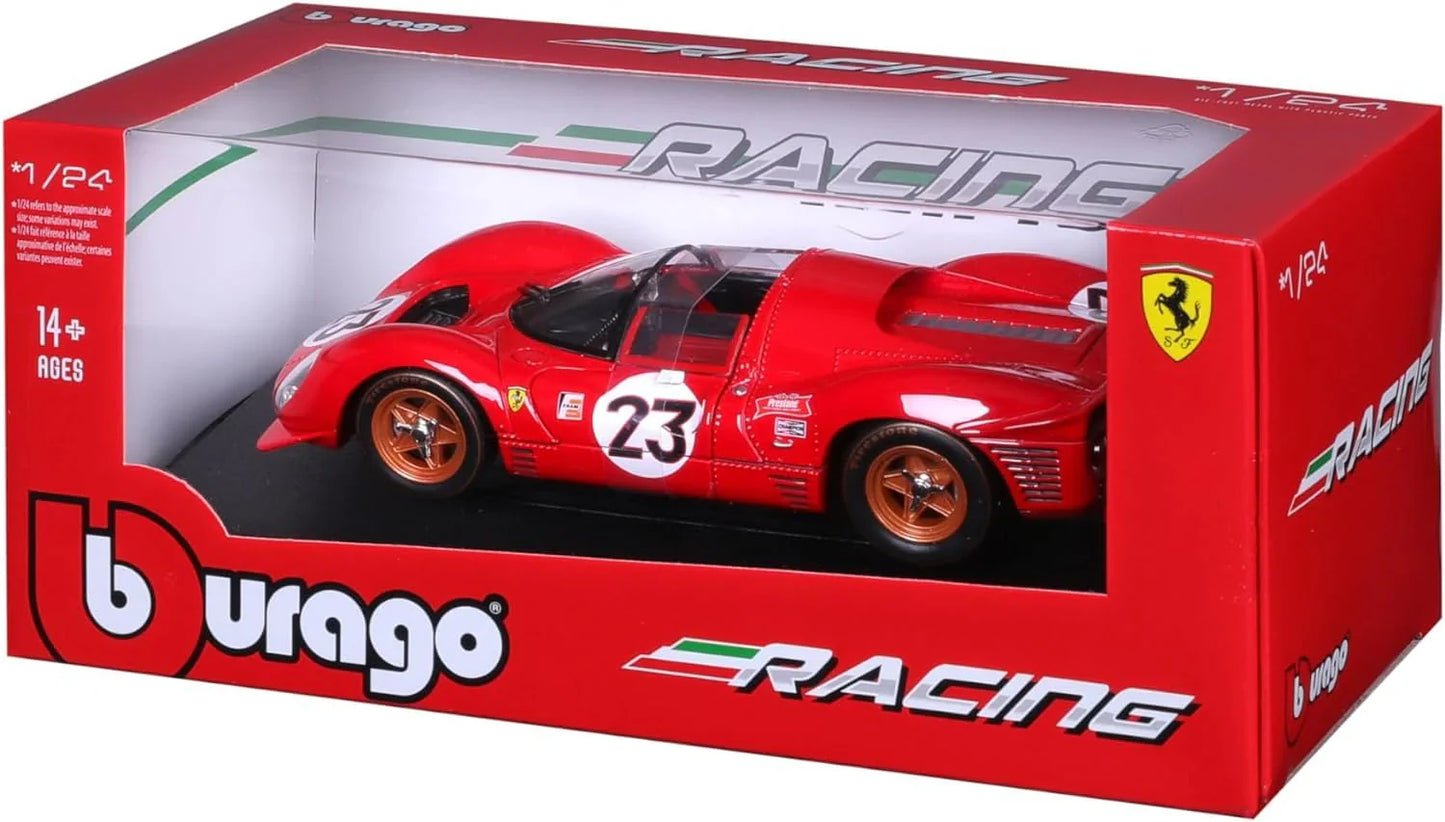 Bburago  Race & Play Ferrari 330 P4 Daytona 1967 Red