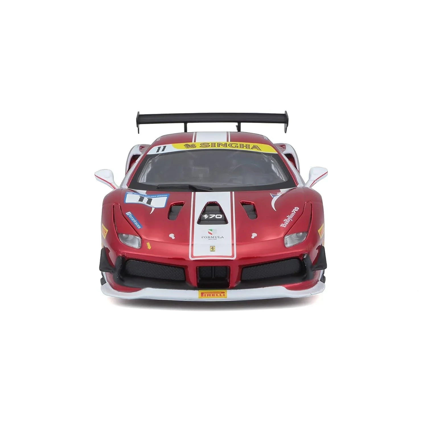 Bburago  Race & Play Ferrari 488 Challenge 2017 Red Formula Racing
