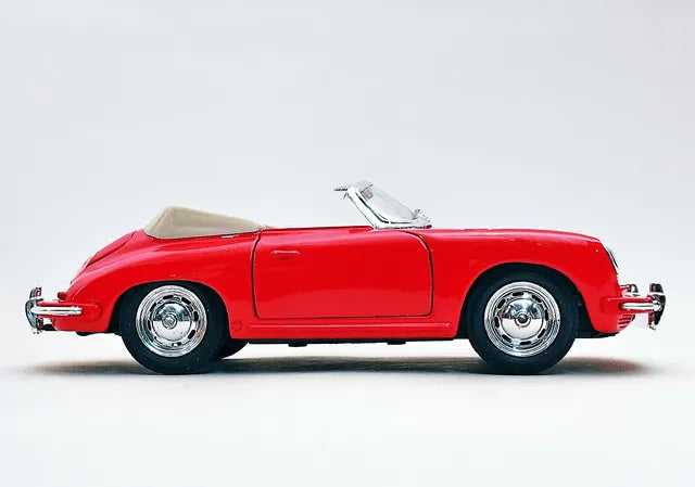 Bburago   Porsche 356 B Cabriolet  Red 