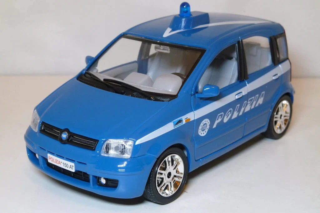 Bburago   Fiat Nuova Panda Polizia  Blue