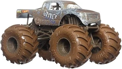 Hot Wheels  Monster Trucks  The 909 (Dirty Edition)  Brown Giant Wheels