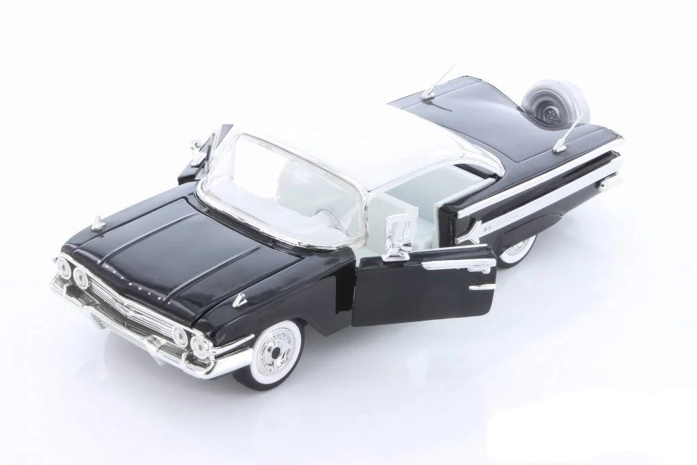 Jada   Chevrolet Impala 1960 Black, White