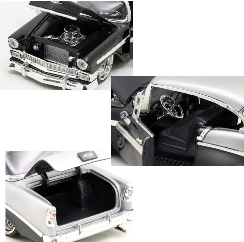 Jada   Chevrolet Impala 1956 Black, Silver FNTF 7