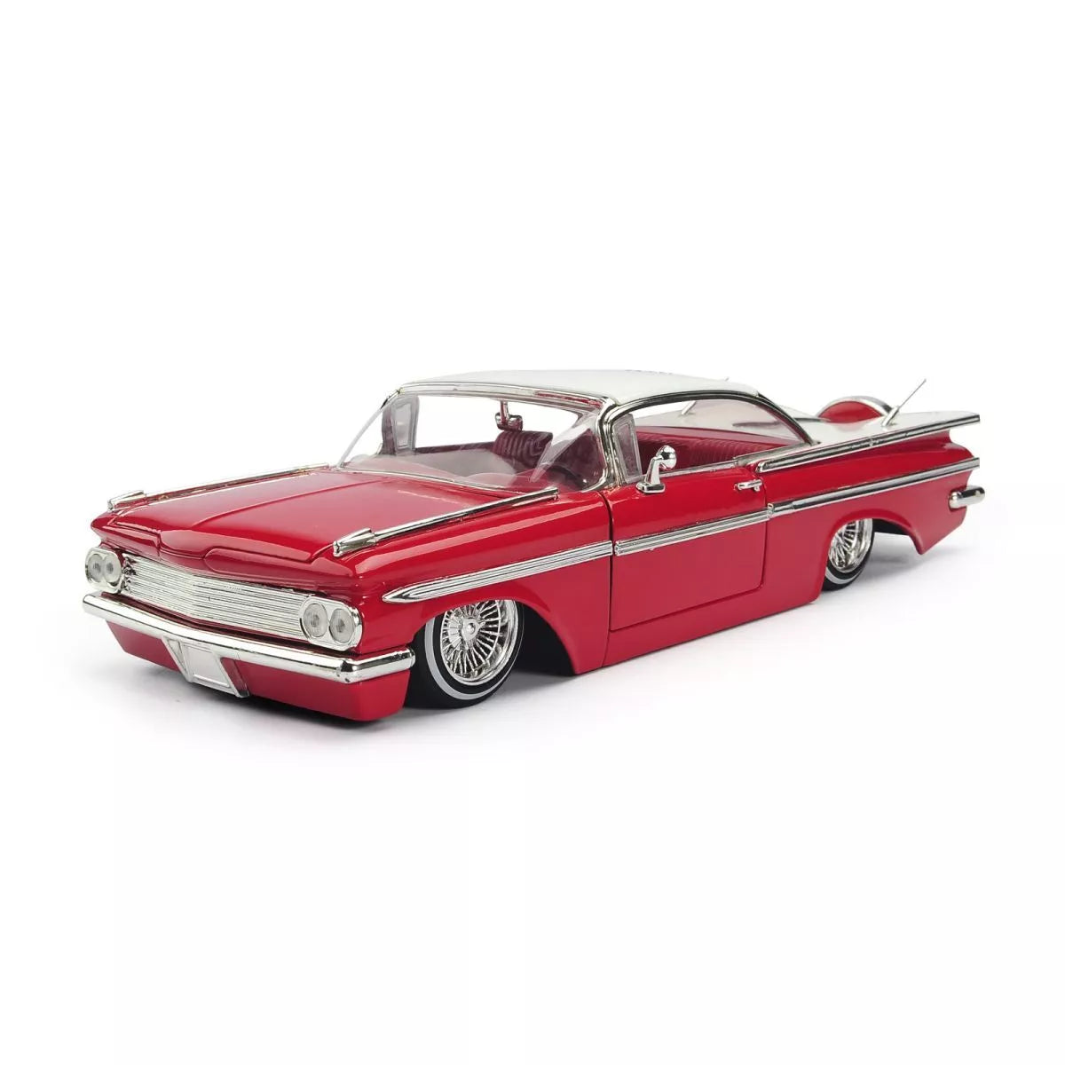 Jada   Chevrolet Impala 1959 Red, White FNTF 7