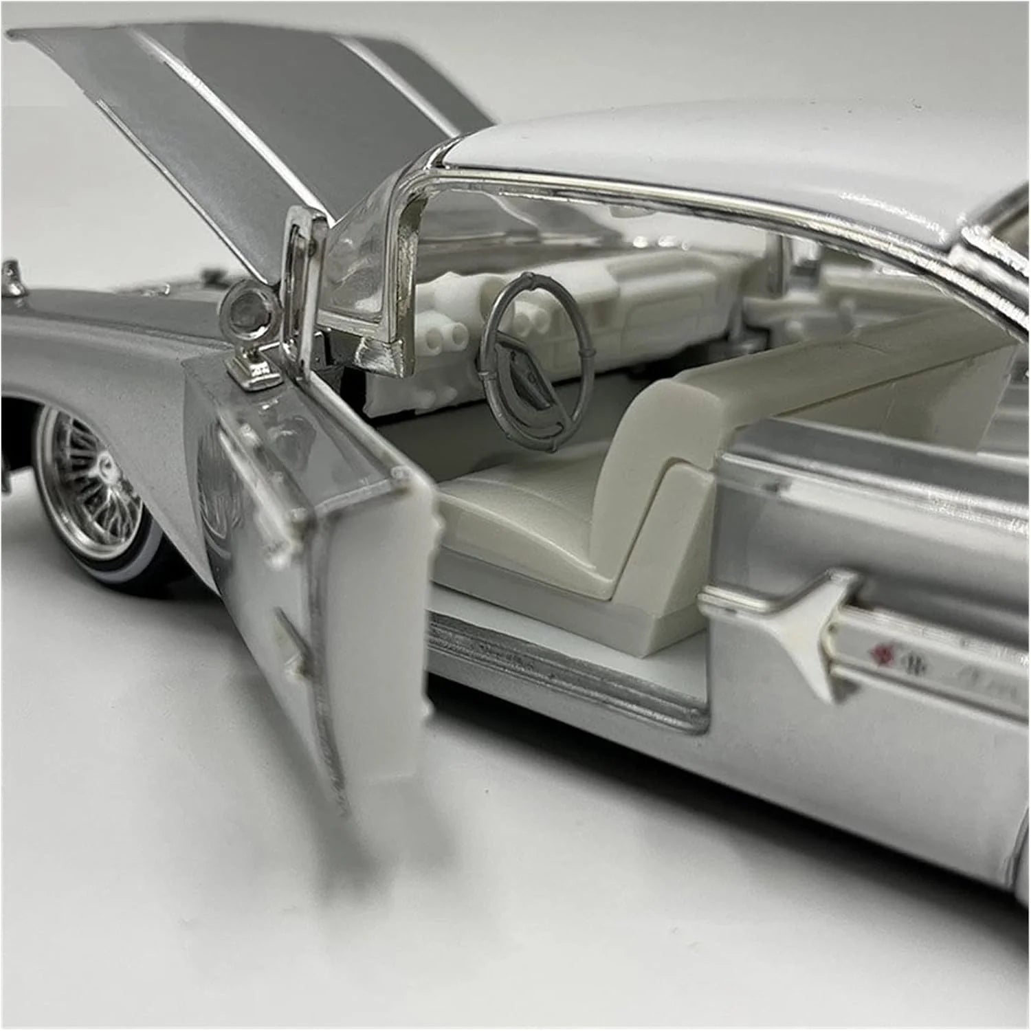 Jada   Chevrolet Impala 1960 White, Silver FNTF 8