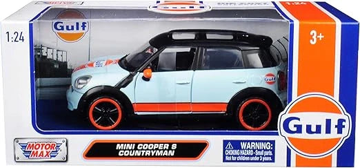 Motor Max  Gulf Mini Cooper S Countrymen  Blue, Orange