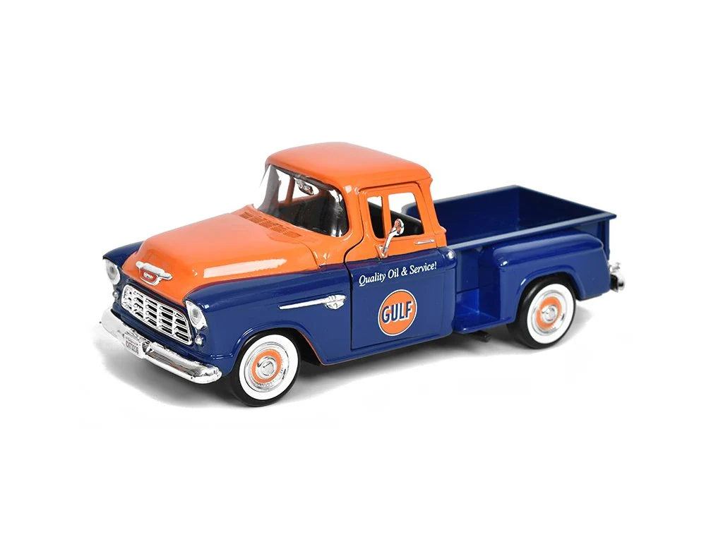 Motor Max  Gulf Chevrolet Chevy 5100 Stepside  Blue, Orange